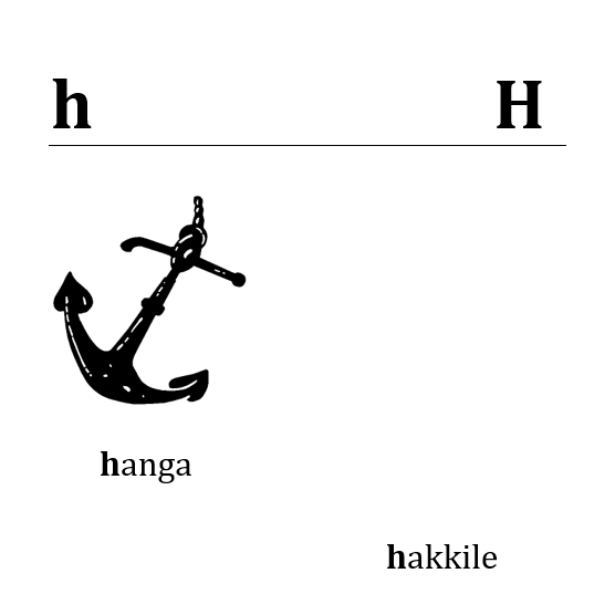 La lettre h La lettre h