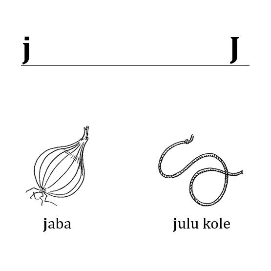 La lettre j La lettre j